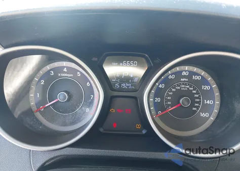 2014 Hyundai Elantra Limited z USA, uszkodzony, nr VIN KMHDH4AE8EU054573